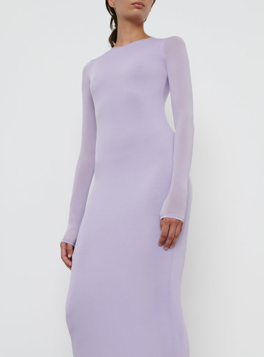 Sheer Dress Midi